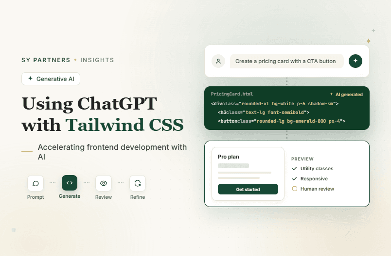 What Is Using ChatGPT with Tailwind CSS? A Complete Guide to Accelerating Frontend Development with AI