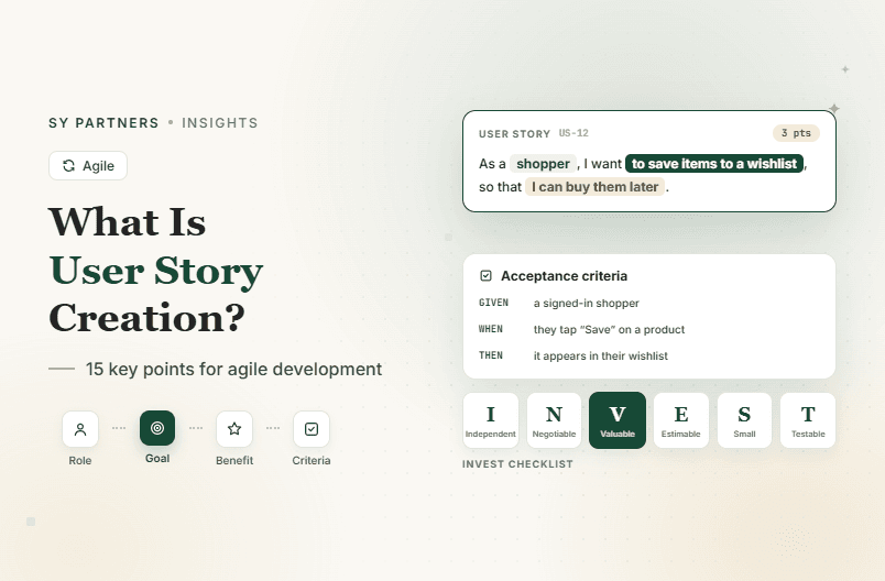 What Is User Story Creation? 15 Key Points for Designing User Stories in Agile Development