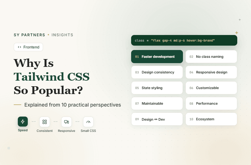 Why Is Tailwind CSS So Popular? Explained from 10 Practical Perspectives