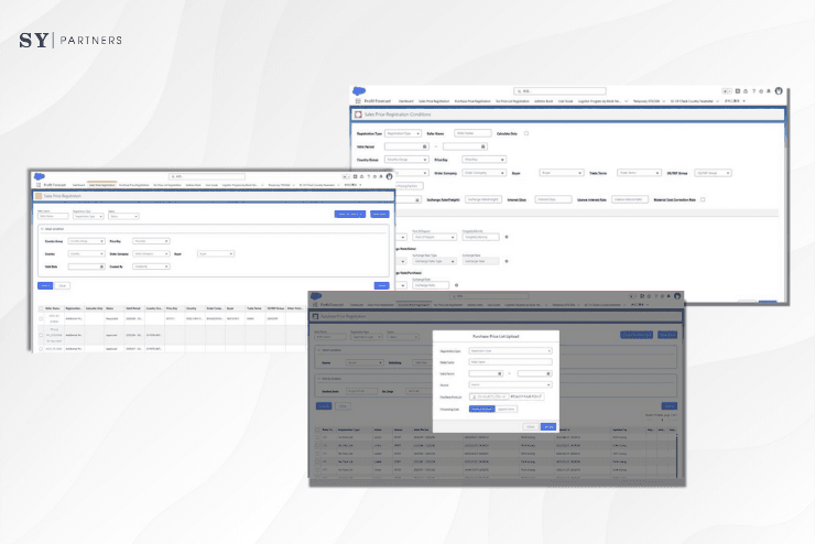 Internal Profit Estimation and Pricing Registration System