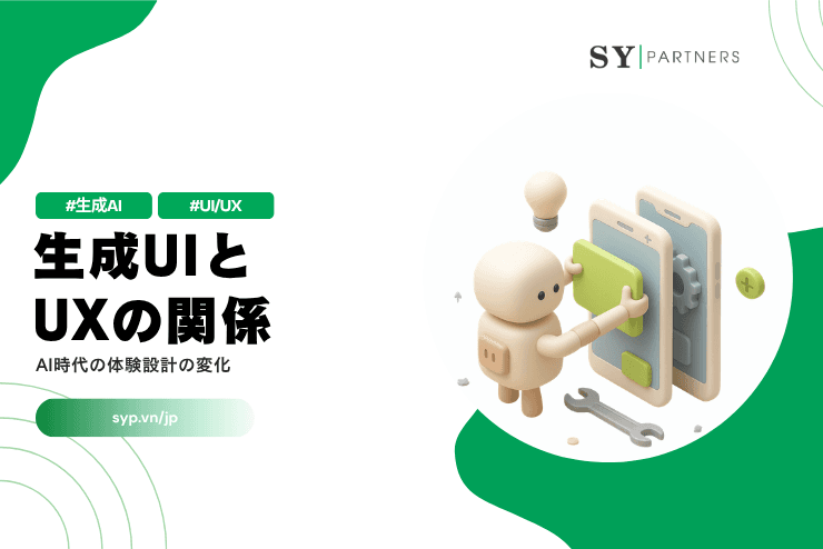 生成UIとUXの関係とは？AI時代の体験設計の変化を解説