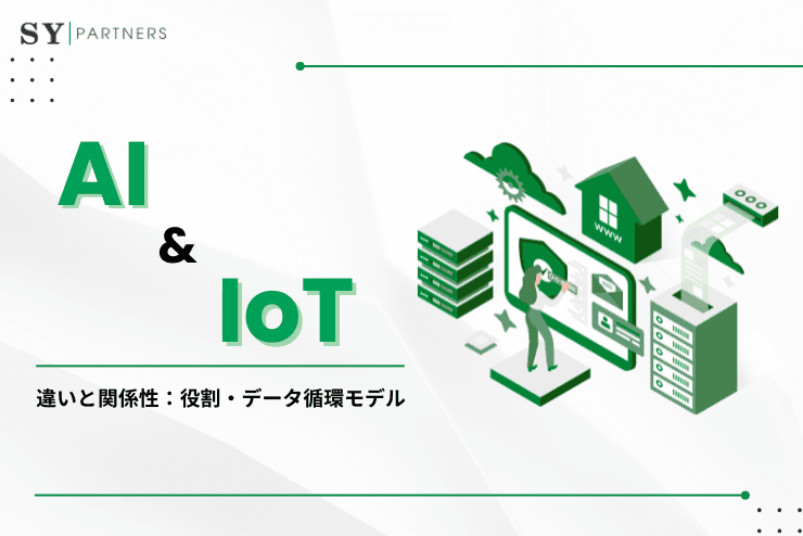 AIとIoTの違いと関係性:役割・データ循環モデルを専門的に解説する