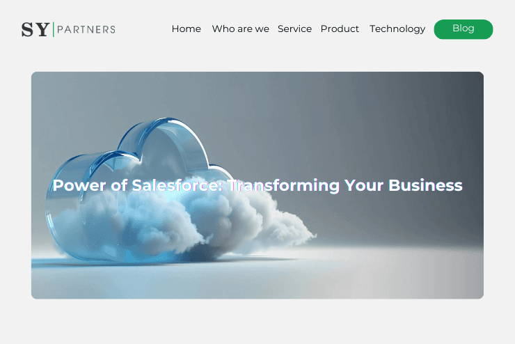 Power of Salesforce: Transforming Your Business