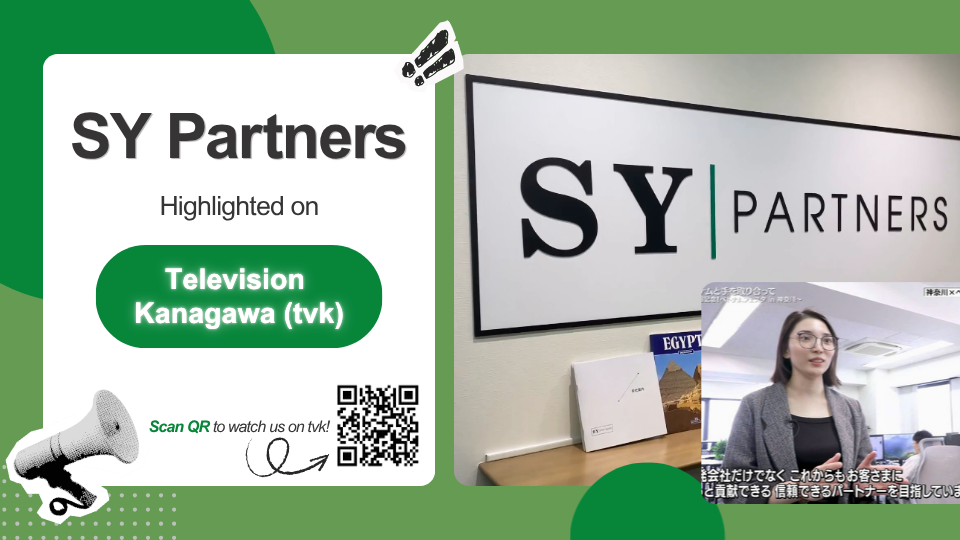 ✨ SY Partners Featured by tvk (Television Kanagawa), Japan