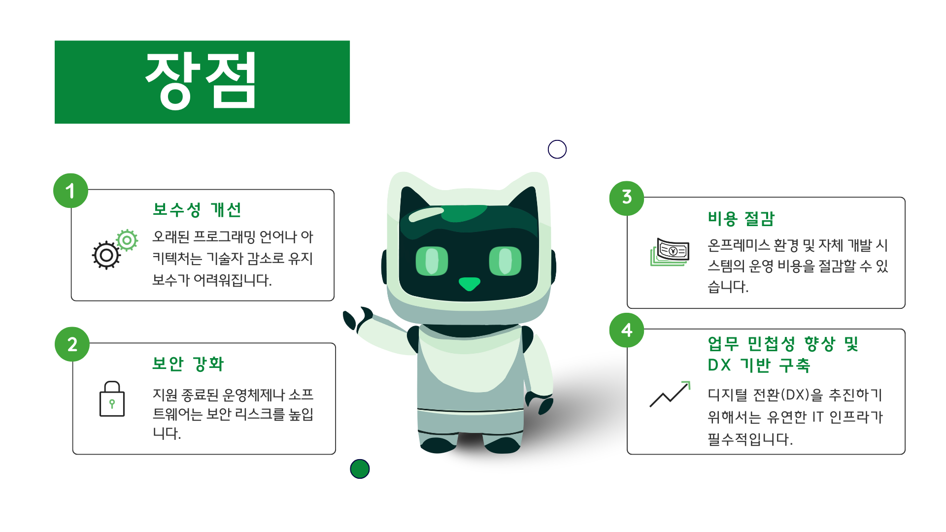 레거시 모더나이제이션 지원의 목적 
