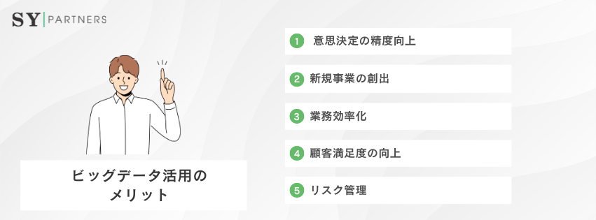 ビッグデータ活用のメリット