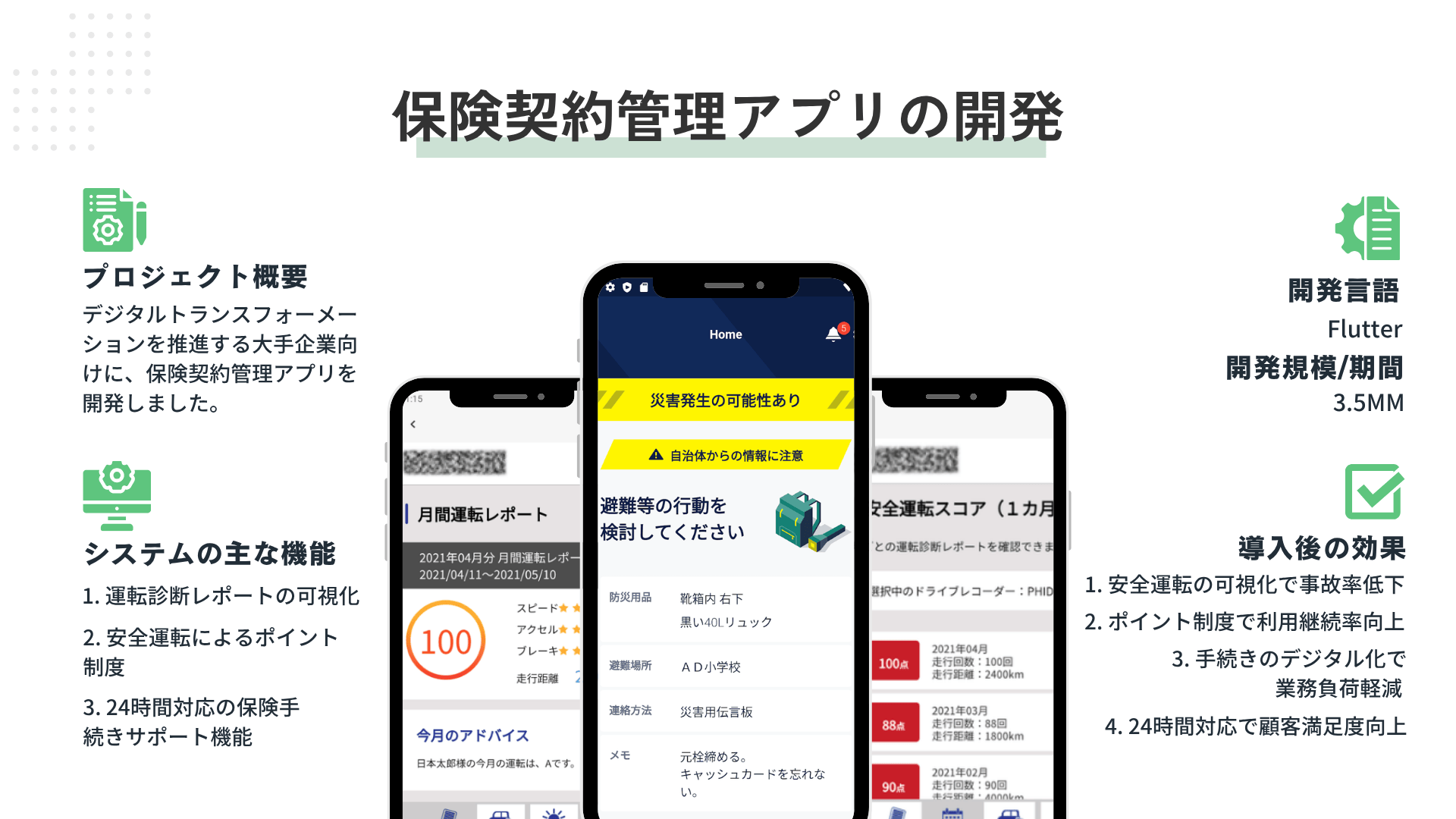 保険契約管理アプリ