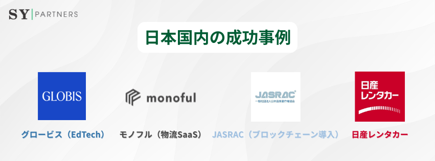 日本国内の成功事例