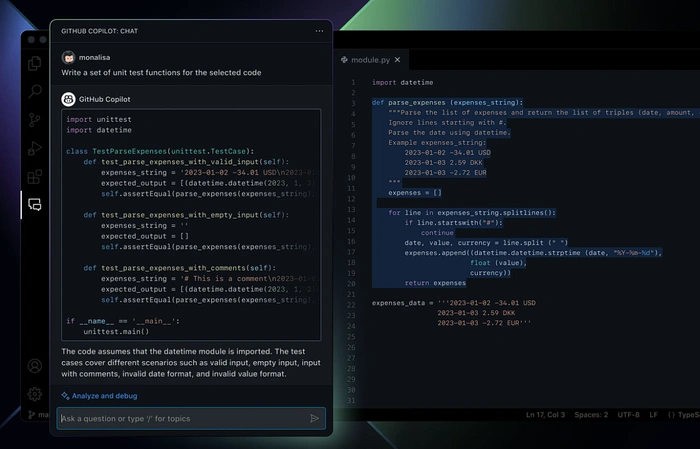 Copilot 高度なソフトウェア開発とプログラミング支援