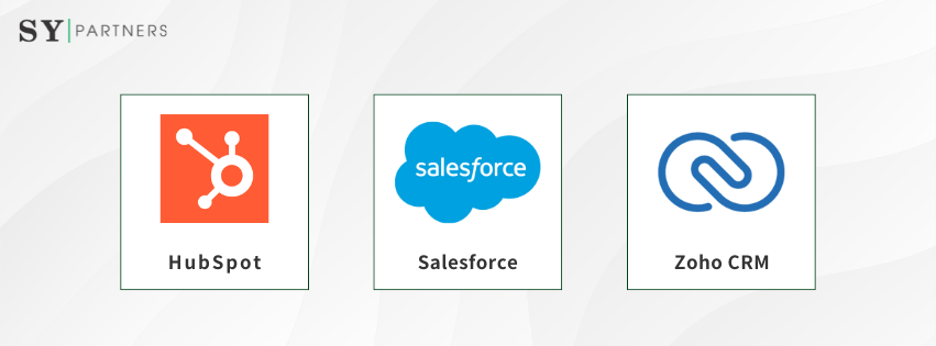 HubSpot、Salesforce、Zoho CRMとは