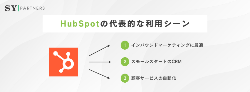 HubSpotの代表的な利用シーン