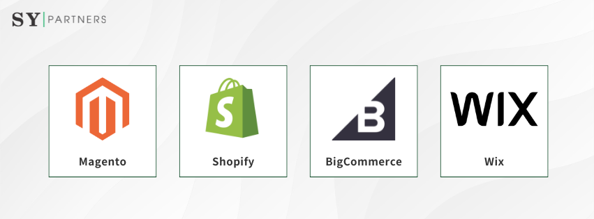 MagentoとShopify、BigCommerce、Wixとの比較