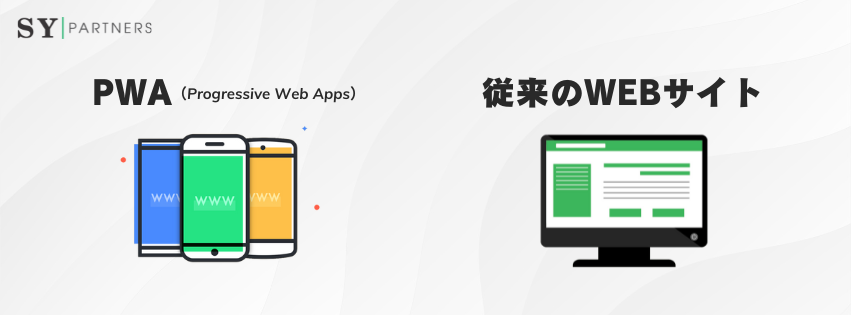 PWAと従来のWebサイトの違い
