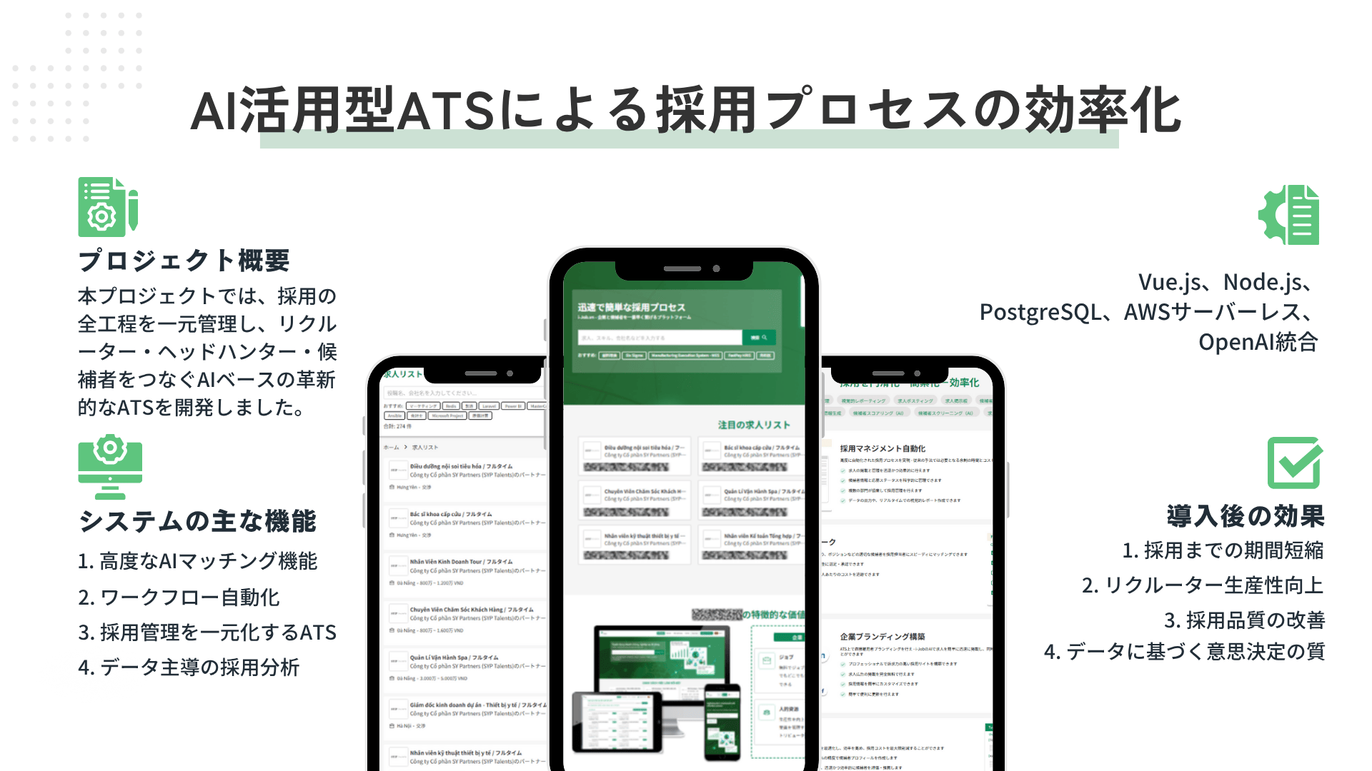 AI活用型ATSによる採用プロセスの効率化
