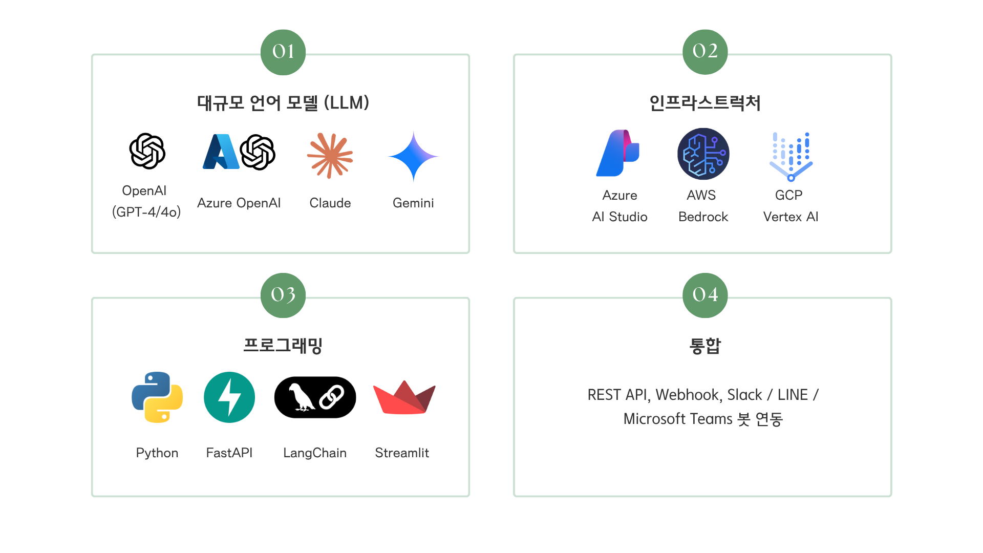 기술 스택 및 도구 전문성 