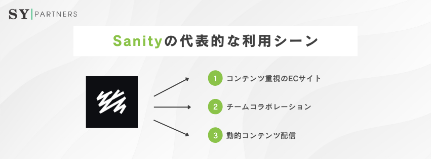 Sanityの代表的な利用シーン