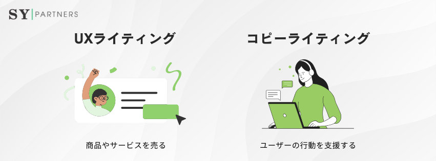 UXライティングとコピーライティングの違い