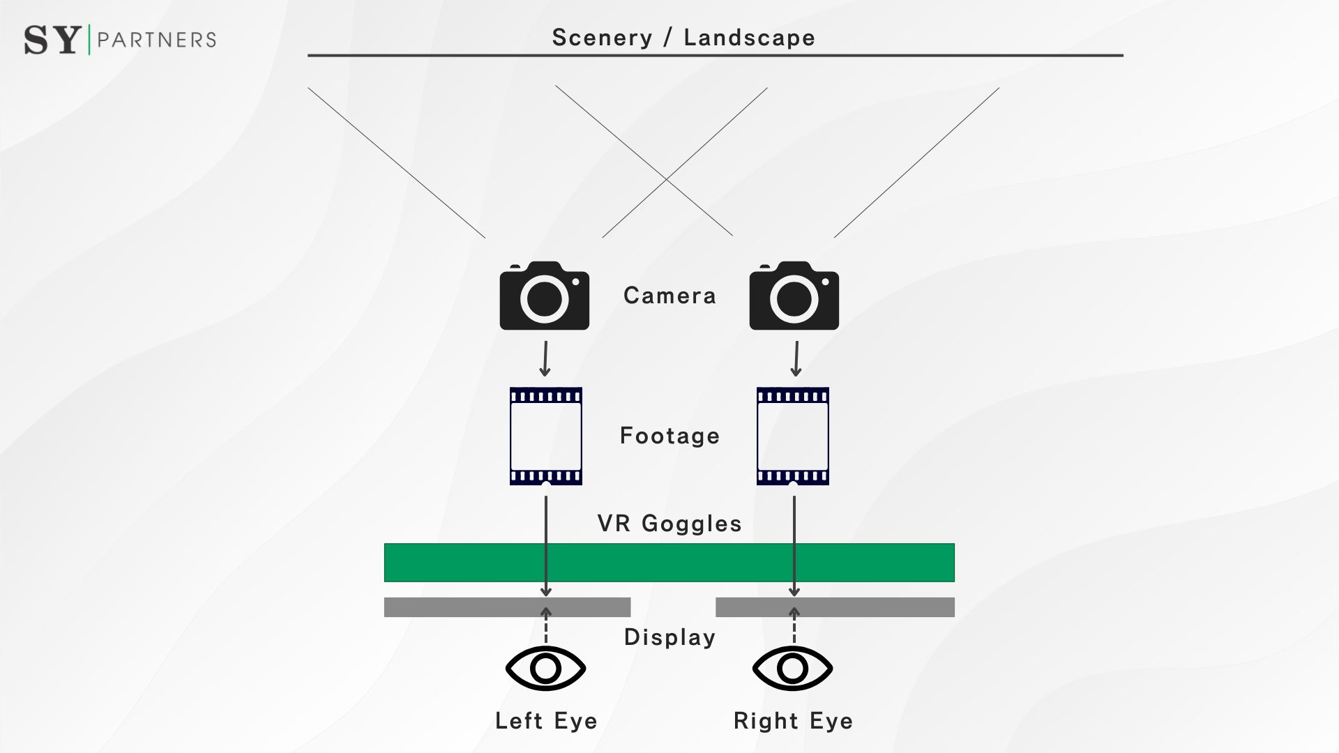 Viewing stereoscopic images with VR