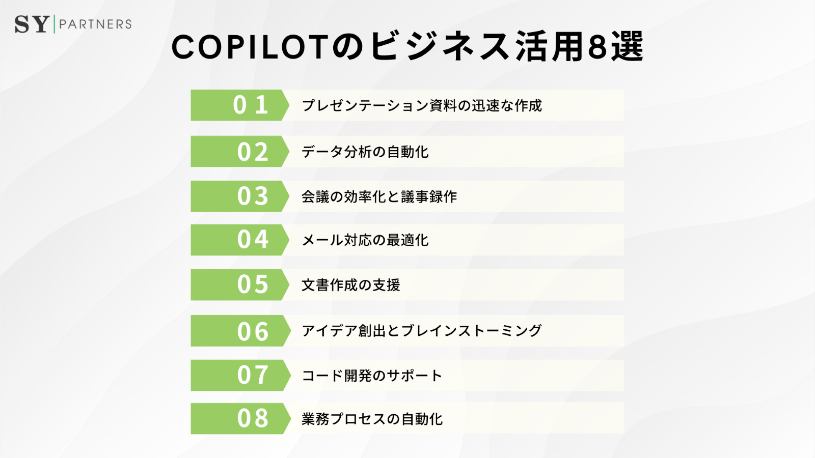 Copilotのビジネス活用8選