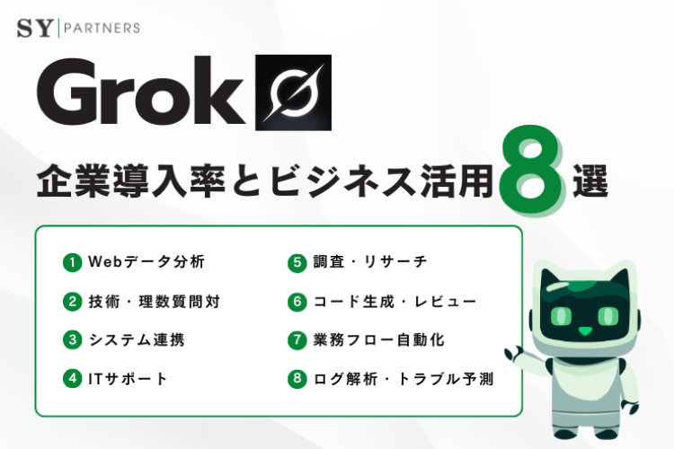 【企業向け】Grokの企業導入率とビジネス活用8選