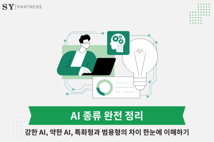 AI 종류 완전 정리: 강한 AI, 약한 AI, 특화형과 범용형의 차이 한눈에 이해하기