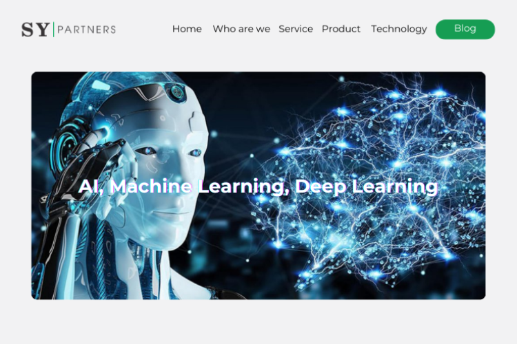 Deep Learning | SY Partners, Vietnam SIer