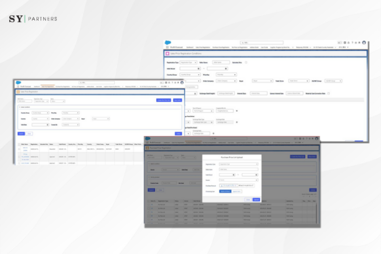 Internal Profit Estimation and Pricing Registration System